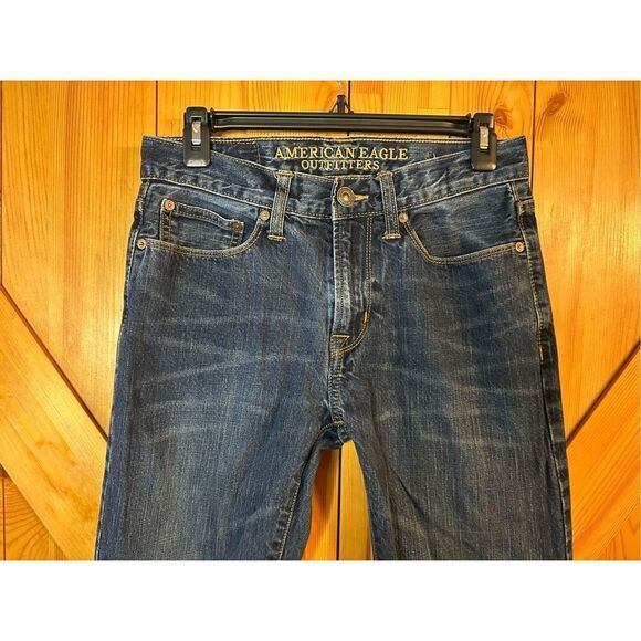 American Eagle Outfitters Jeans Men 28 Slim Straight Cotton (8108) - Picture 3 of 7